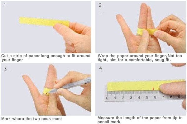 Image result for how to measure ring size